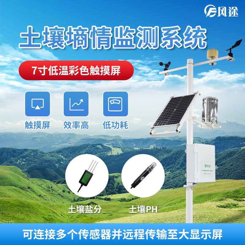 氣象站、墑情監測儀、土壤檢測儀應用于茶園