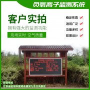 去公園吸氧，看看負氧離子在線監測儀！